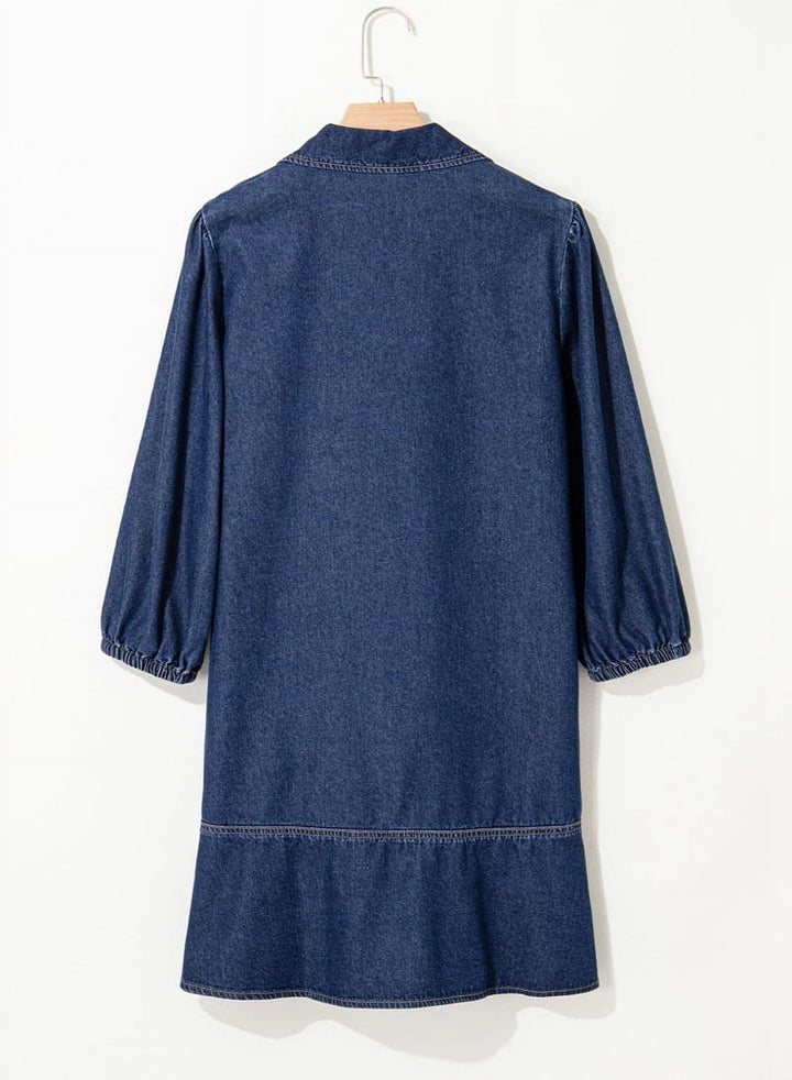 Sofia® | Denim Dress - Casual Babydoll