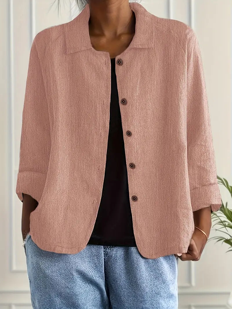 Marilla – Light shirt jacket in a linen blend