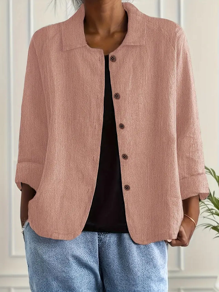 Marilla – Light shirt jacket in a linen blend