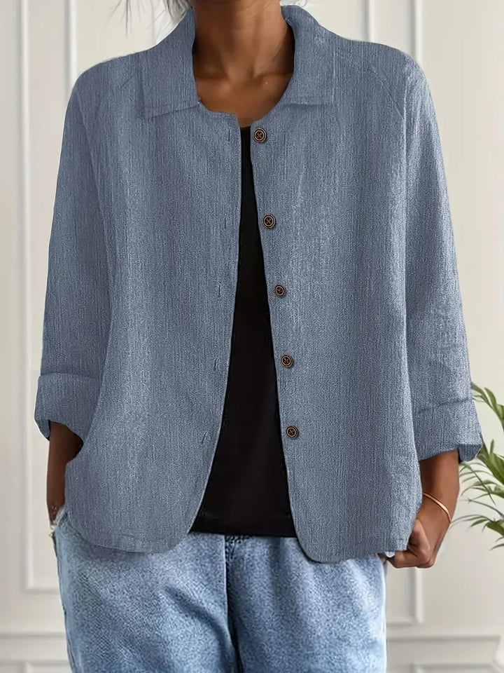 Marilla – Light shirt jacket in a linen blend