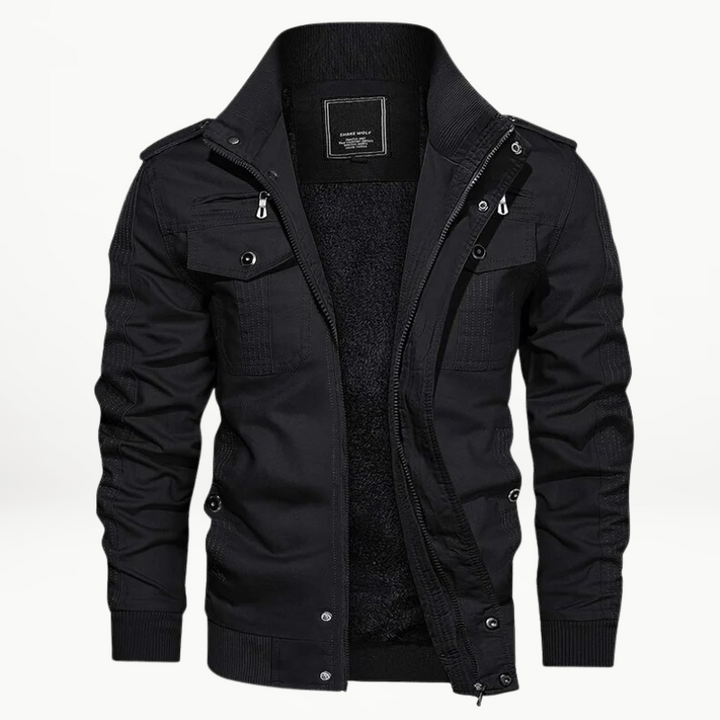 Vincent | Stylish Fleece Lining Military Jacket For Men