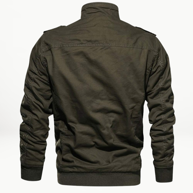 Vincent | Stylish Fleece Lining Military Jacket For Men