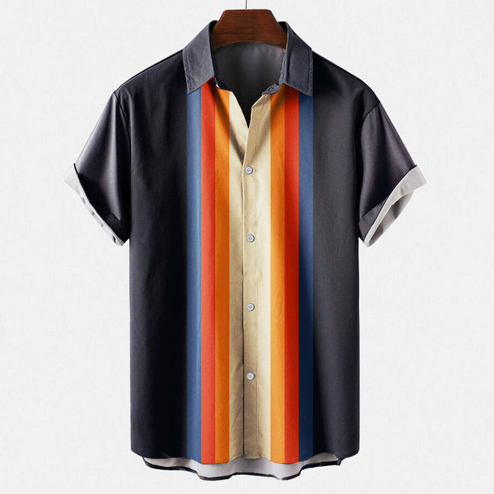 Wade | Stylish Short-Sleeve Button-Up Shirt For Men