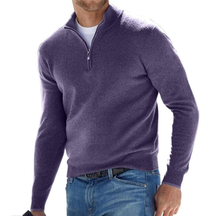 Mats | Stylish Quarter-Zip Sweater For Men