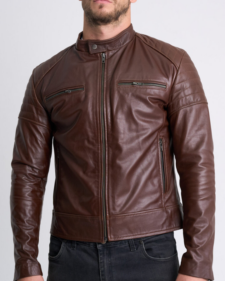 Zane | Stylish Biker Leather Jacket For Men