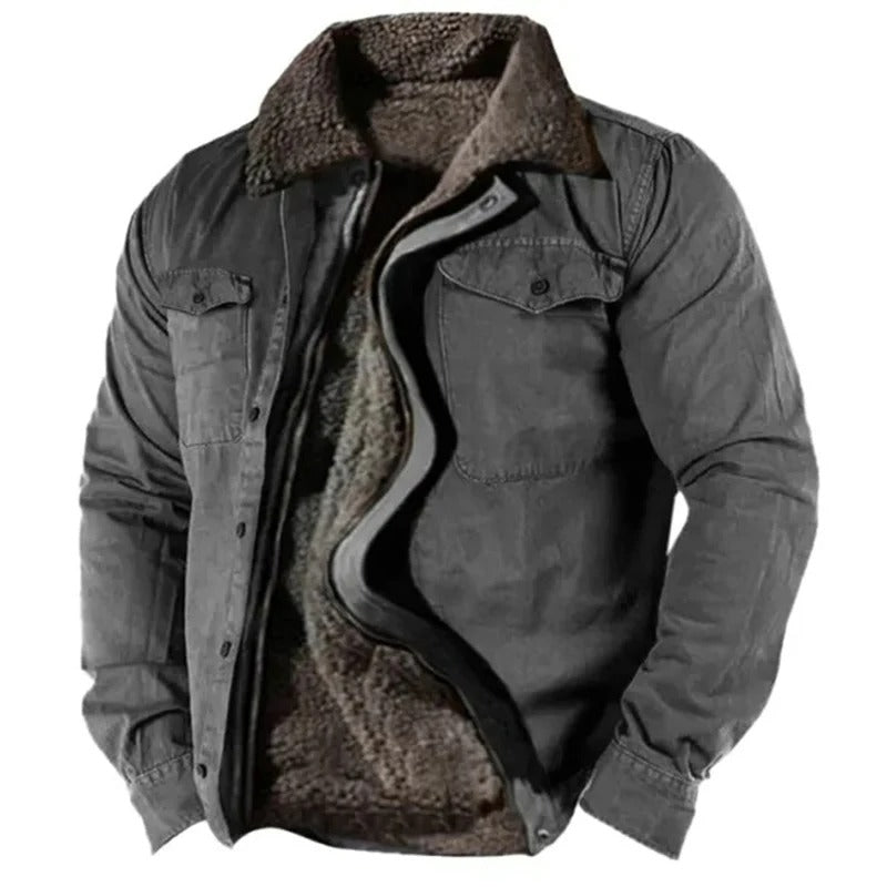 Jonah | Warm Sherpa Lined Jacket For Men
