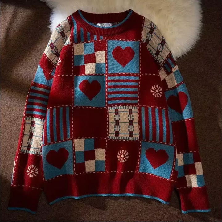 Hearth Patchwork Loom Wollpullover