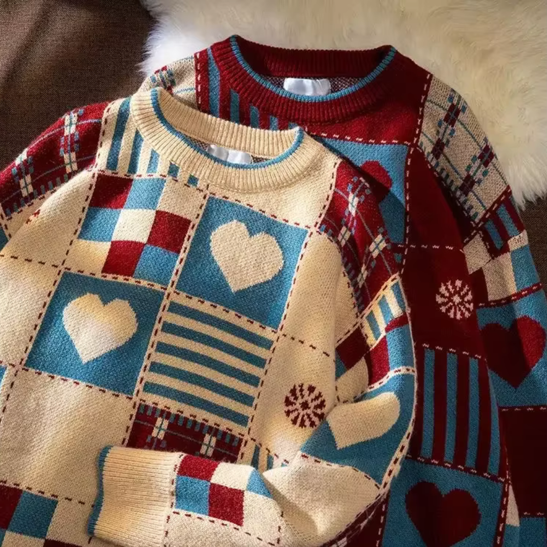 Hearth Patchwork Loom Wollpullover