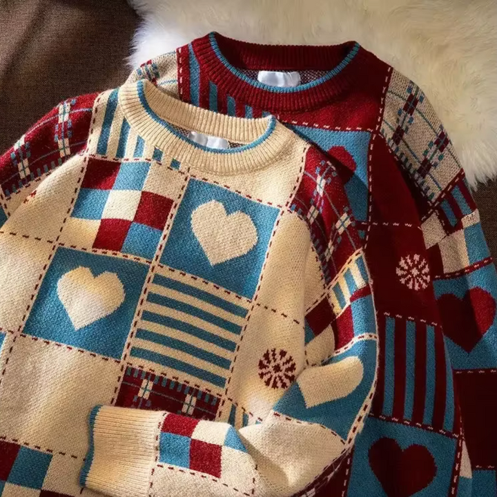 Hearth Patchwork Loom Wollpullover