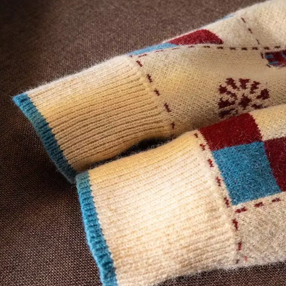 Hearth Patchwork Loom Wollpullover