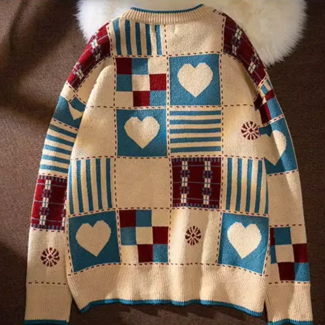 Hearth Patchwork Loom Wollpullover