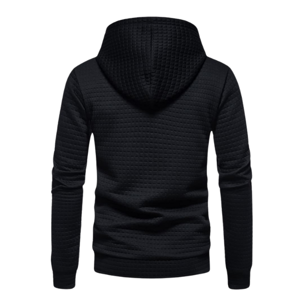 Ingolf   | Textured Hooded Sweatshirt For Men