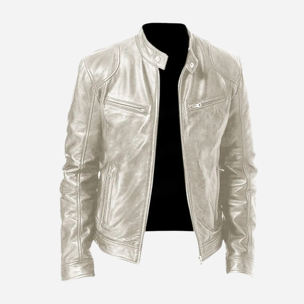 Beau | Stylish Moto Leather Jacket For Men