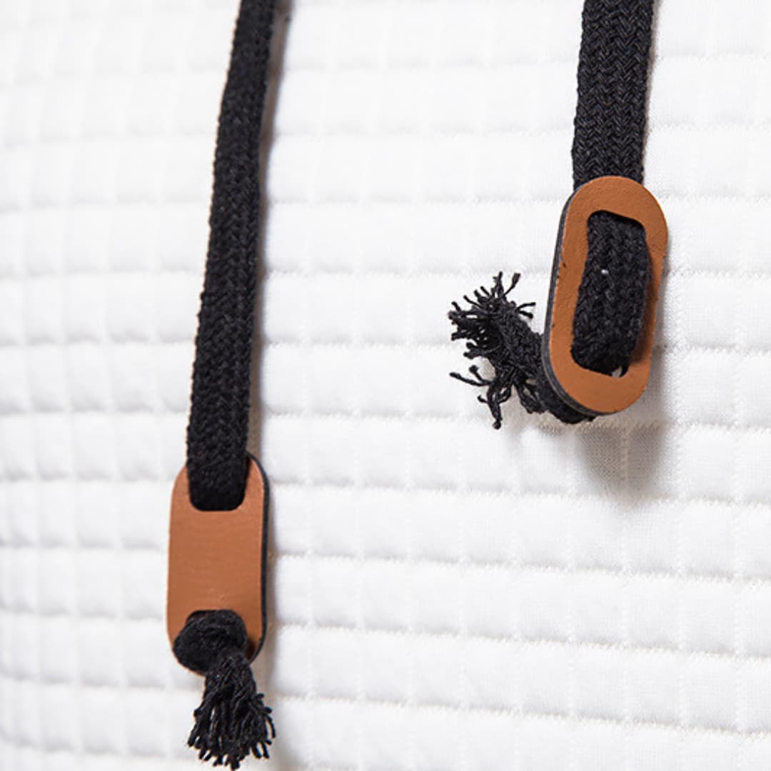 Trevor | Casual Fitted Waffle Fabric Hoodie For Men