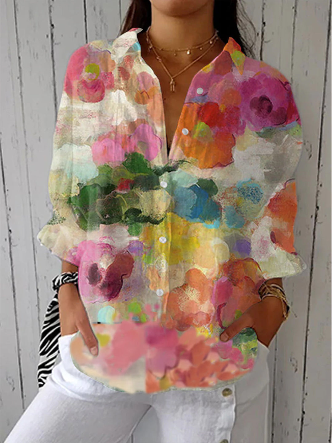 Ella | Soft Bloom Shirt