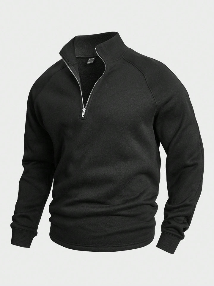 Elijah | Stylish Zip-Up Pullover Sweater For Men