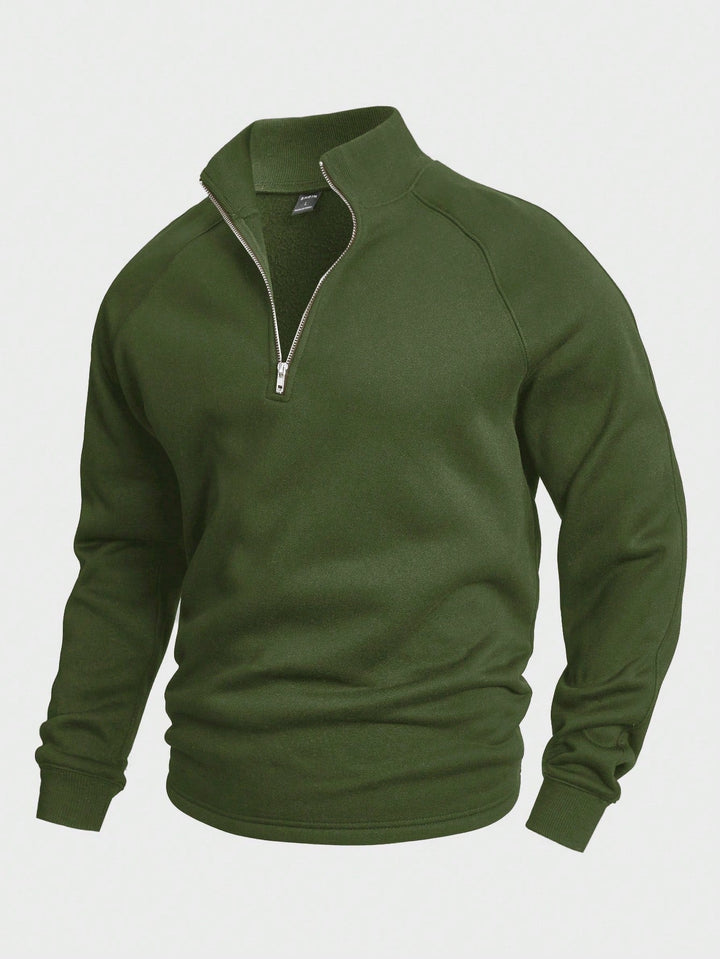 Elijah | Stylish Zip-Up Pullover Sweater For Men