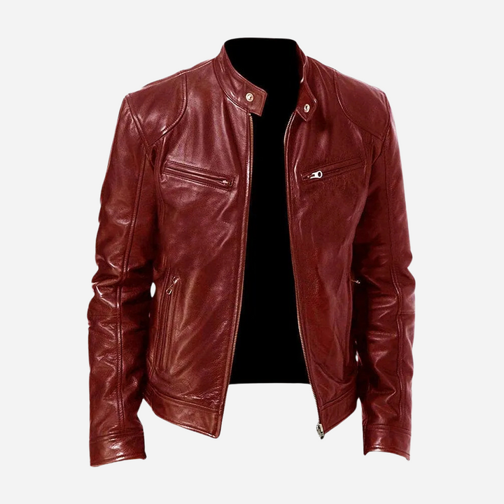 Beau | Stylish Moto Leather Jacket For Men
