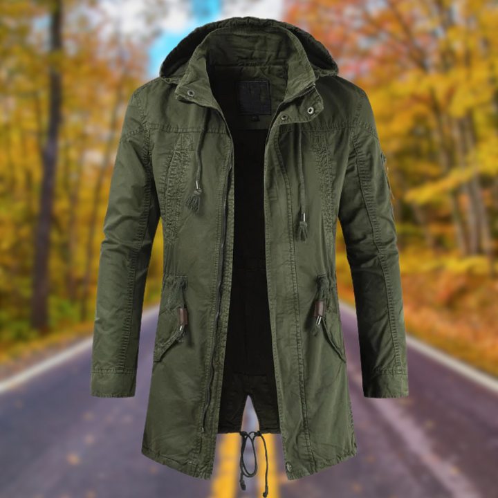 Lincoln | Stylish Hooded Utility Jacket For Men