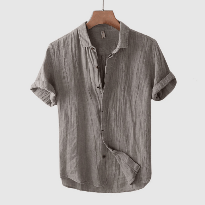 Wellington | Short Sleeve Linen Shirt For Men