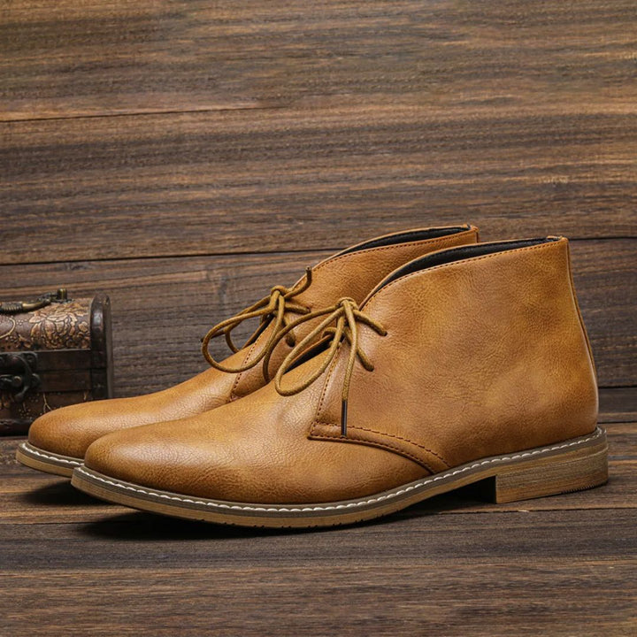 Emil  | Classic Chukka Boots with Lace-Up Closure For Men