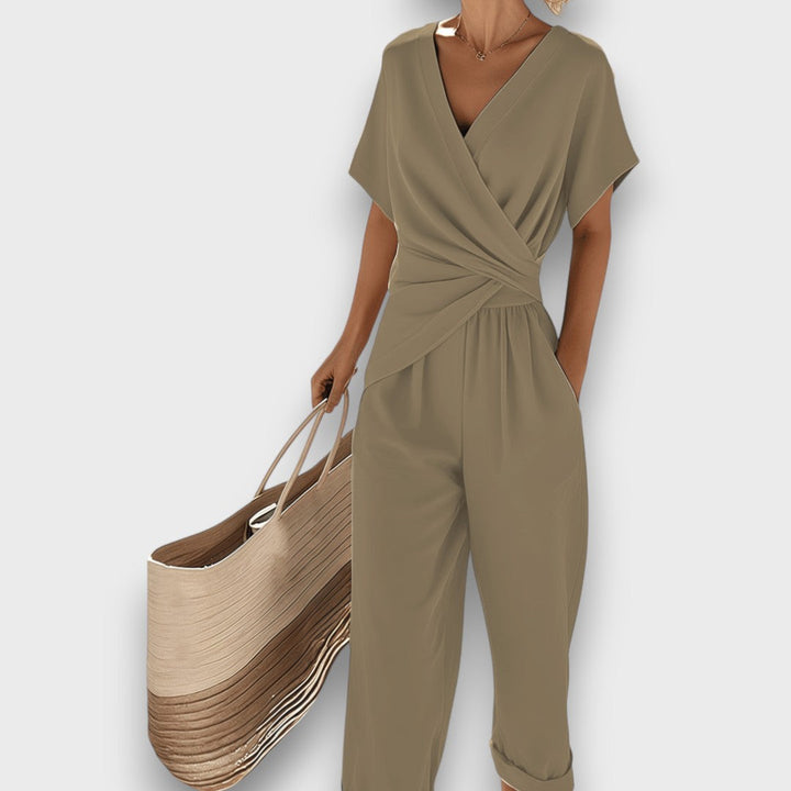 Celira – Summer Jumpsuit with Wrap Look