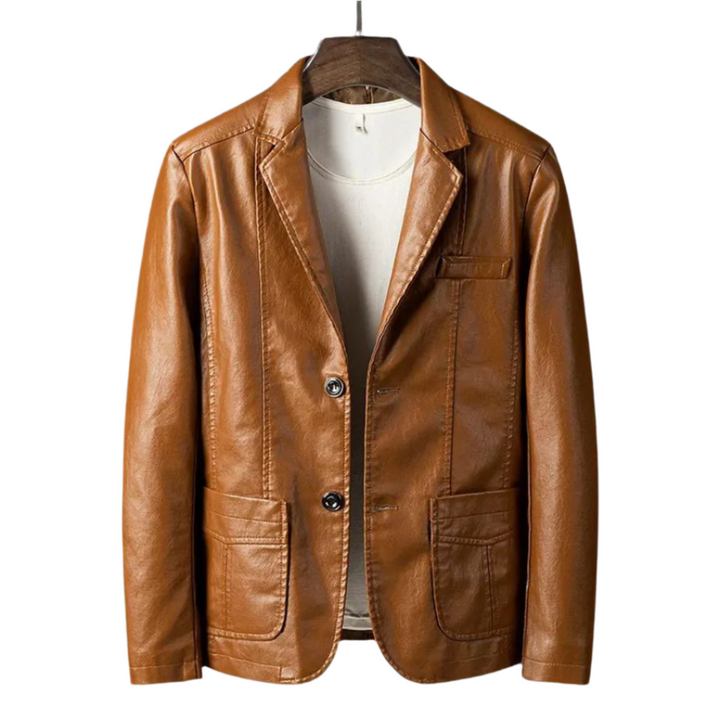 Maggie | Stylish Vegan Leather Blazer For Men