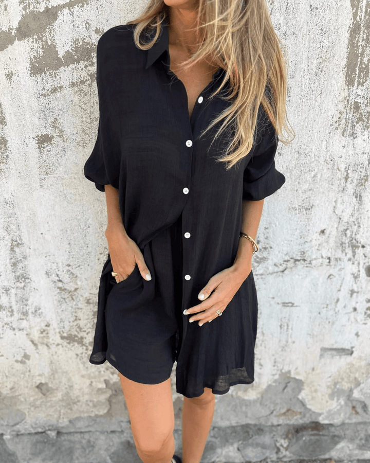 Casual Shirt & Shorts Set