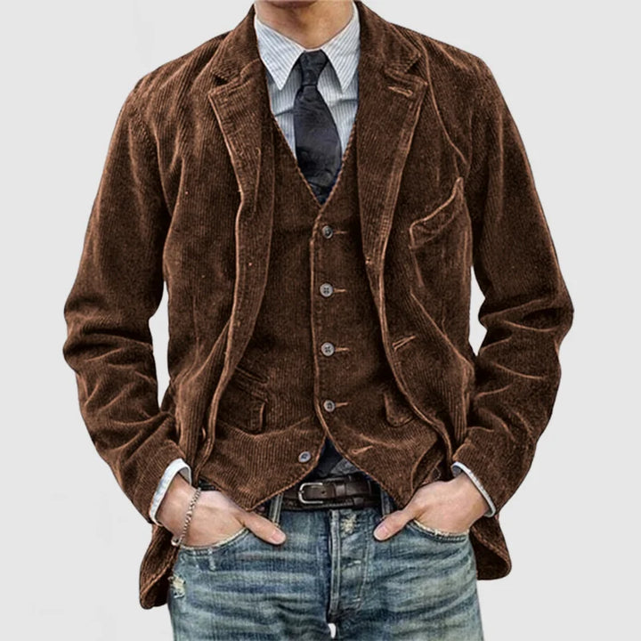 Jory - Vintage Blazer And Vest For Men