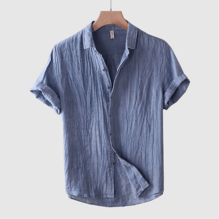 Wellington | Short Sleeve Linen Shirt For Men