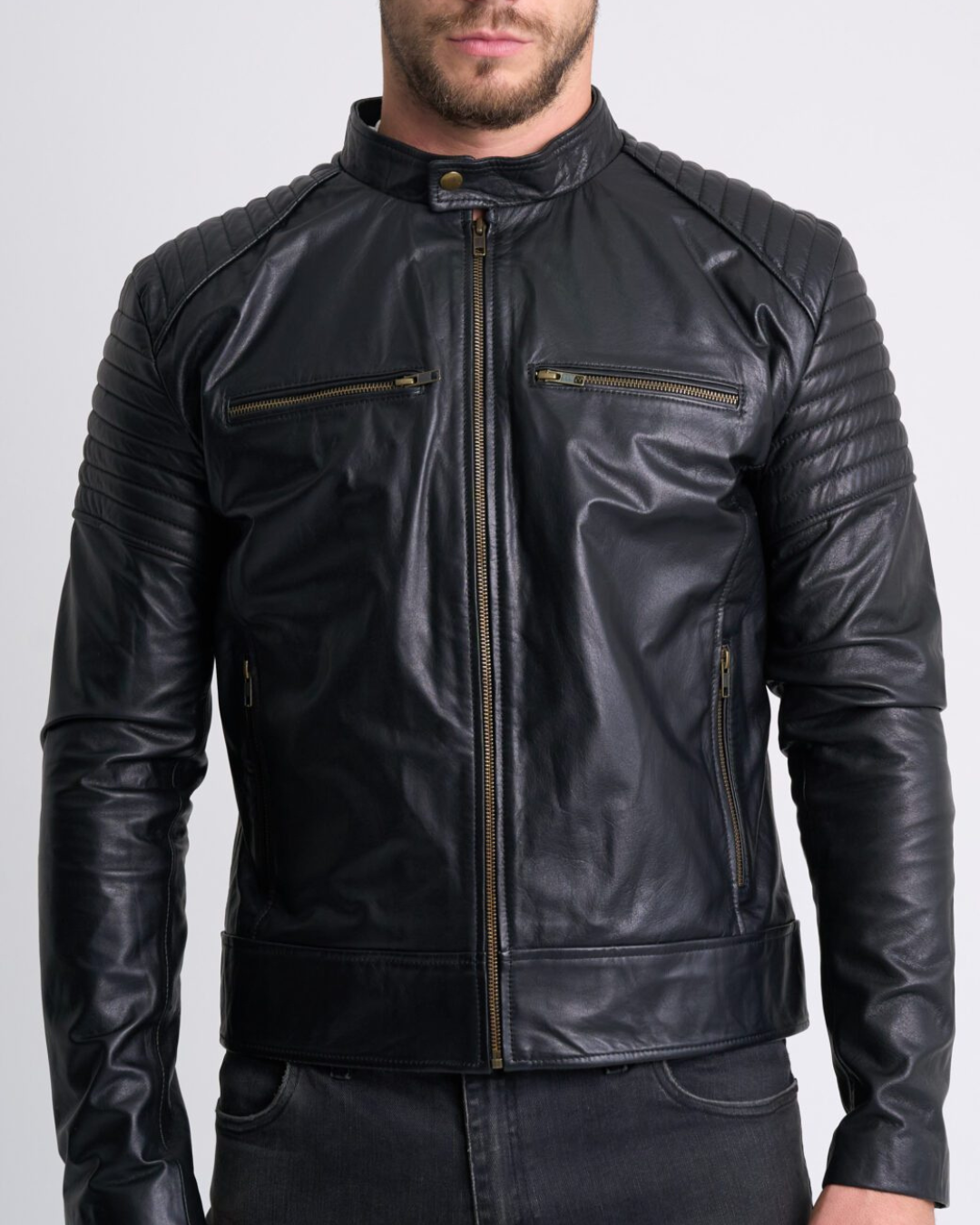 Zane | Stylish Biker Leather Jacket For Men