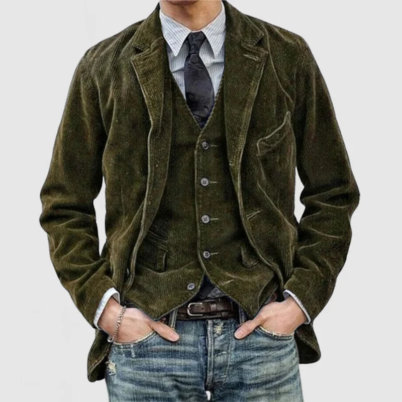 Jory - Vintage Blazer And Vest For Men