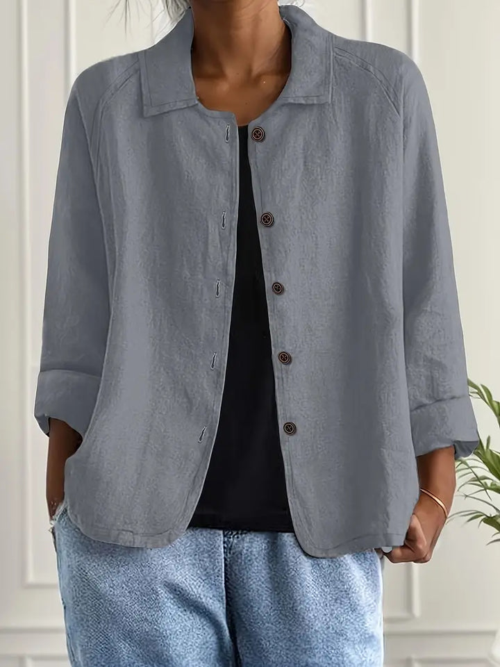 Marilla – Light shirt jacket in a linen blend