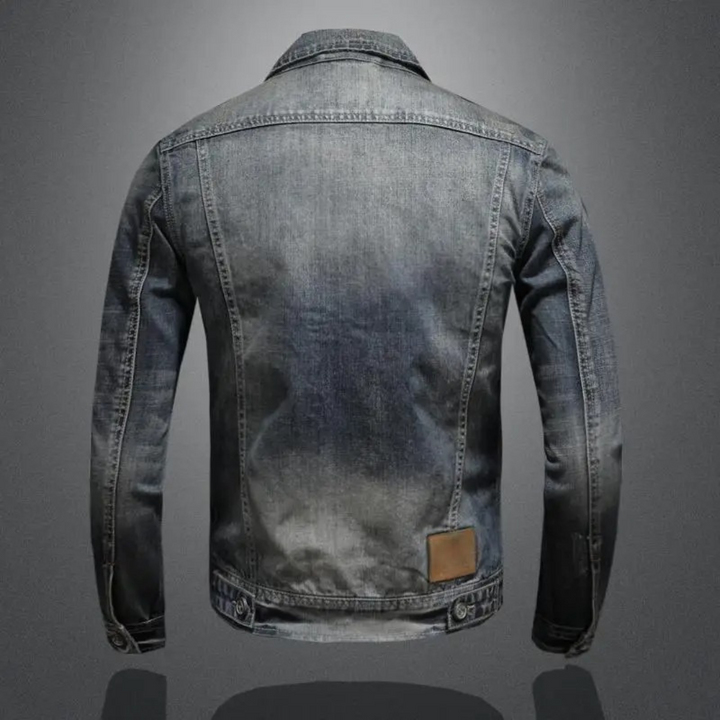 Evan | Washed Denim Jacket For Men
