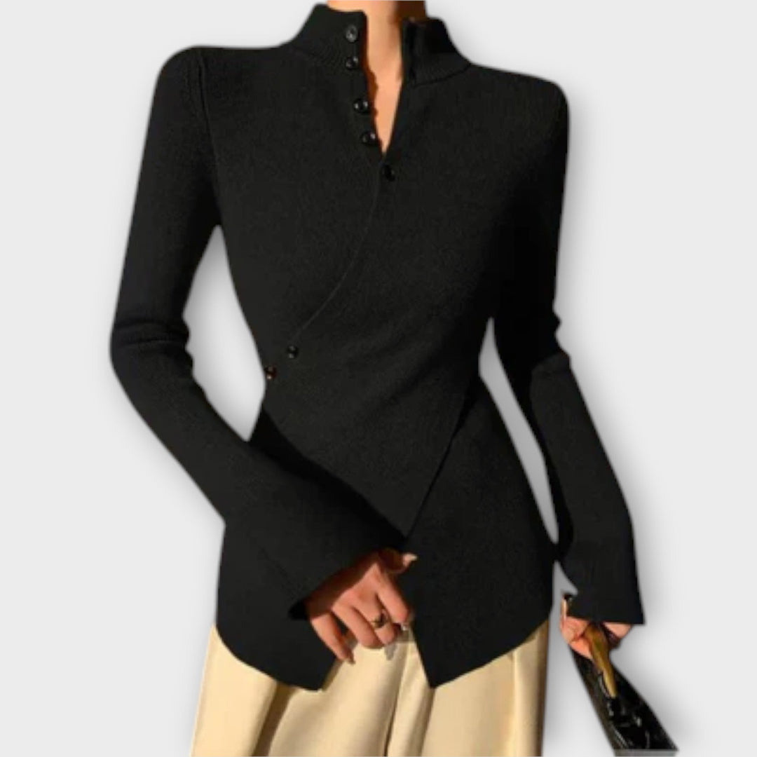 Elegant Knit Cotton Sweater