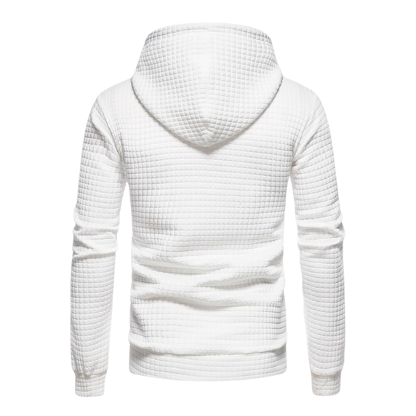 Ingolf   | Textured Hooded Sweatshirt For Men