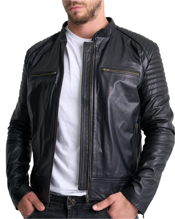 Zane | Stylish Biker Leather Jacket For Men