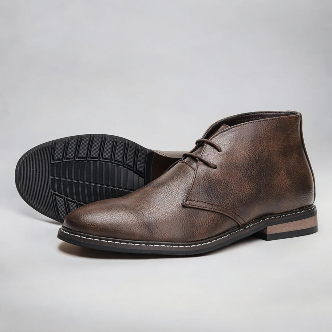 Emil  | Classic Chukka Boots with Lace-Up Closure For Men