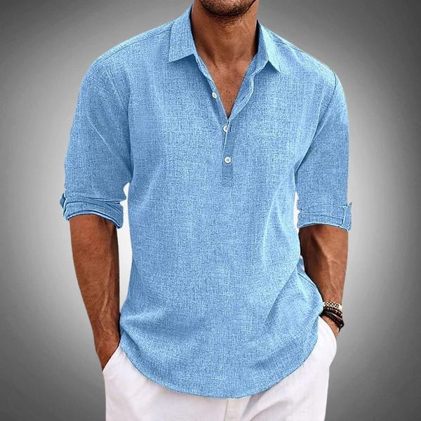 Mario | Classic Linen Shirt For Men