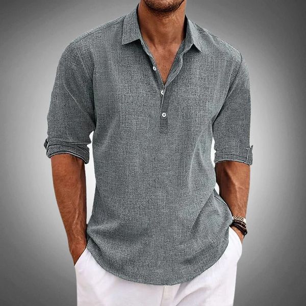 Mario | Classic Linen Shirt For Men
