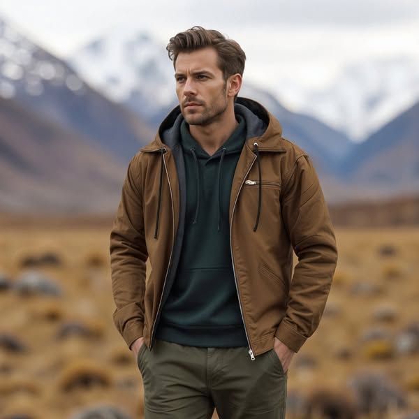 Lucas | Stylish Hooded Jacket For Men