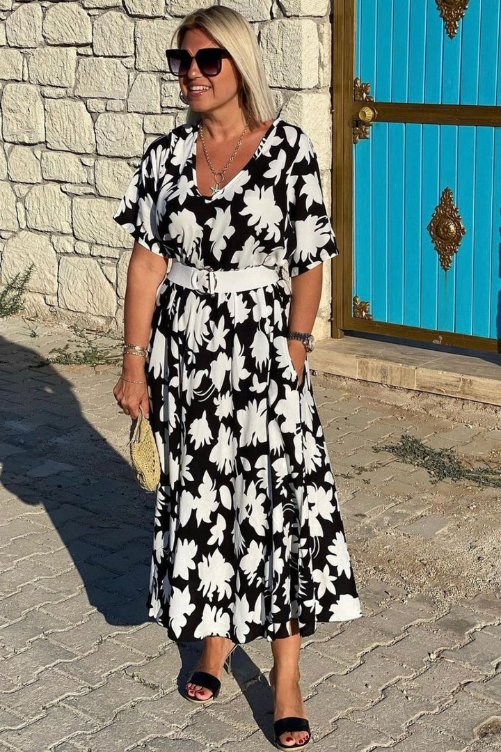 CHARMAINE™ | ELEGANT DRESS WITH TUMMY COVERAGE