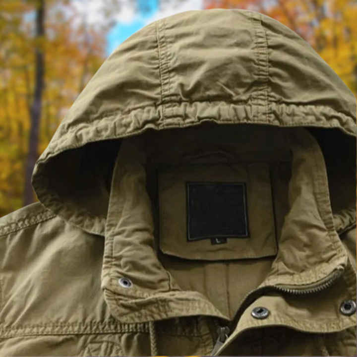 Lincoln | Stylish Hooded Utility Jacket For Men