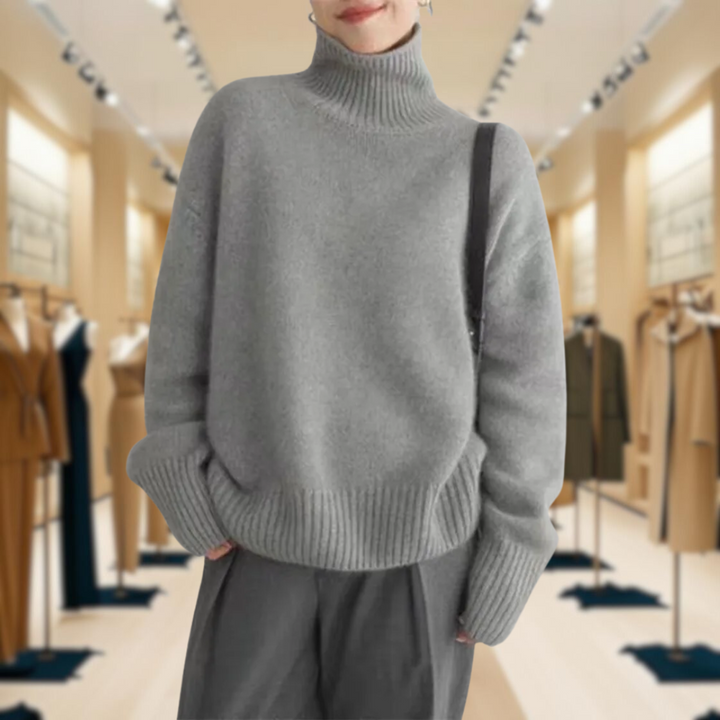 Mirrin - Wool Turtleneck Sweater