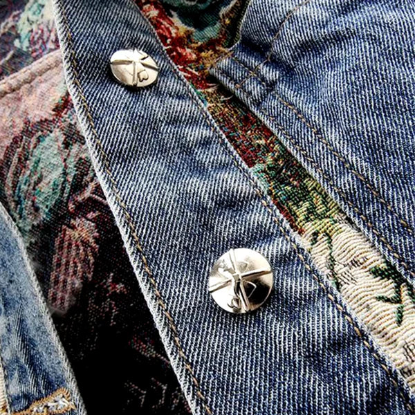 Clara - Amoretti Blossom Denim Jacket