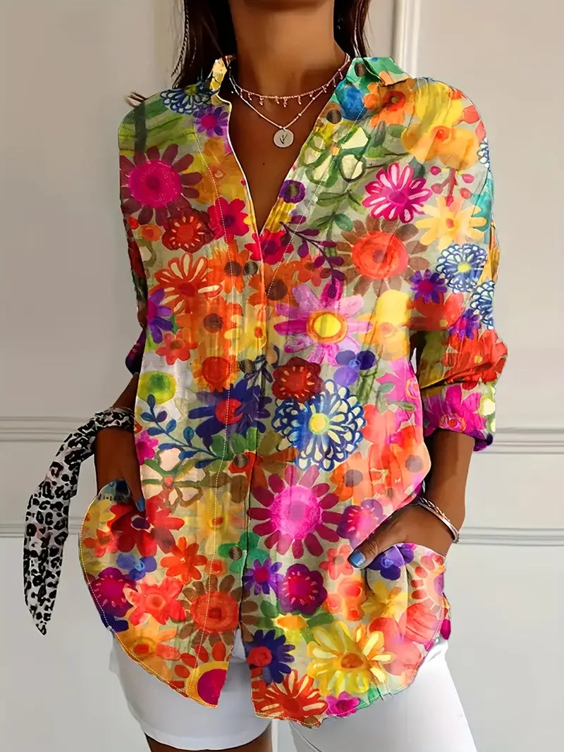 Sandra | Colourful Vibes Blouse