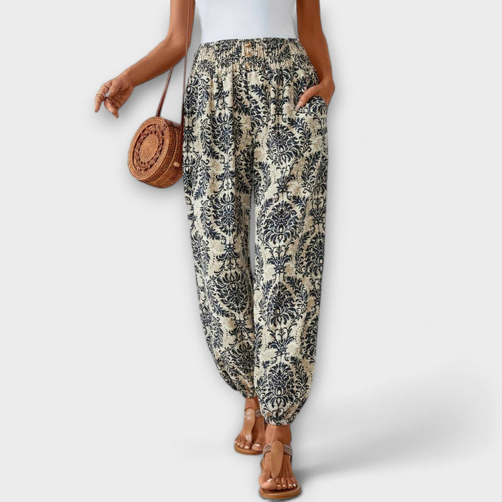 Pants with Ethnic Print
