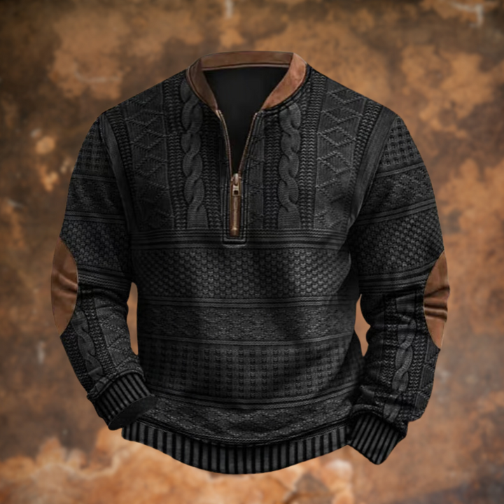 Jilian - Vintage Zip-up Sweatshirt For Men