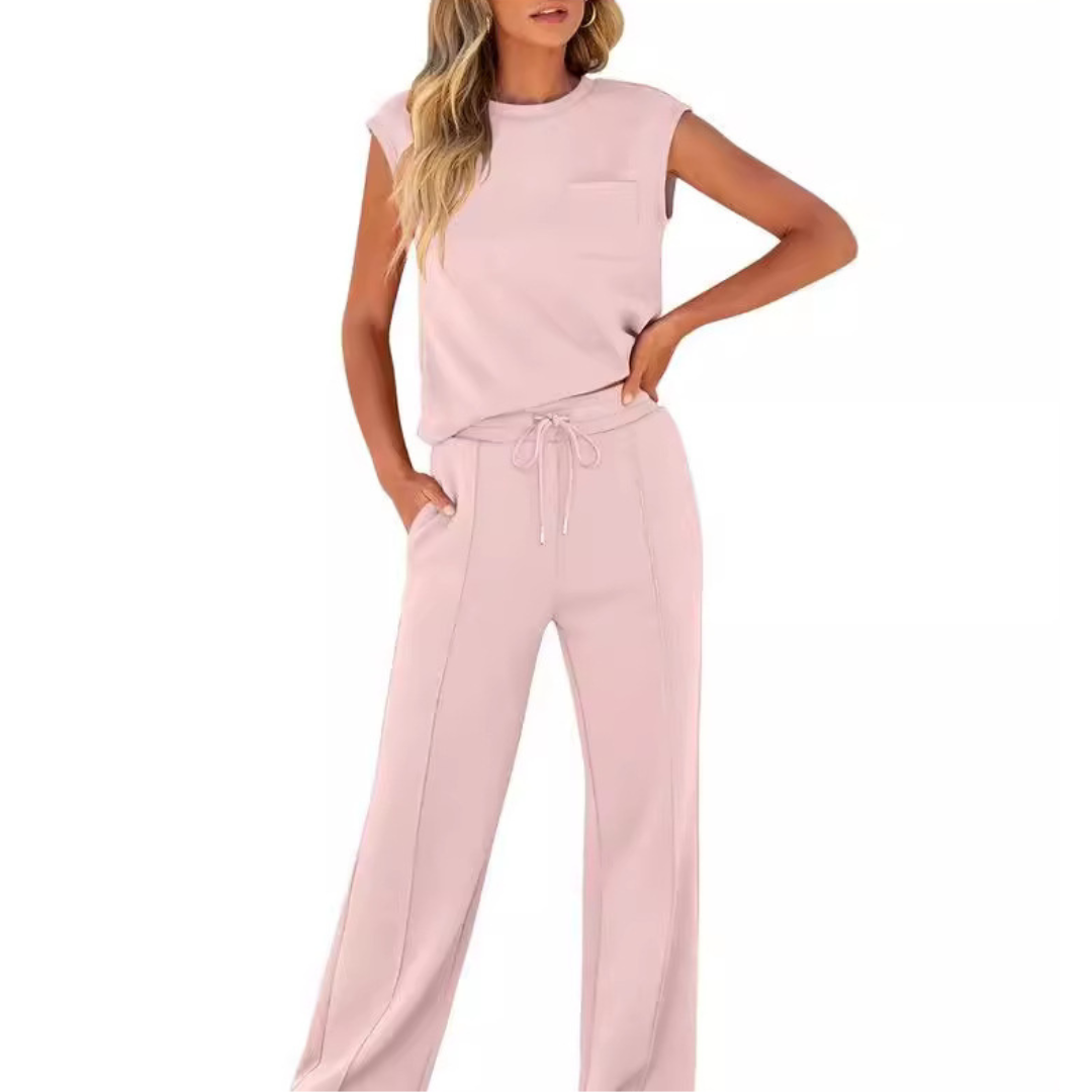 kaiya™ – Casual Summer Soft Lounge Co-Ord