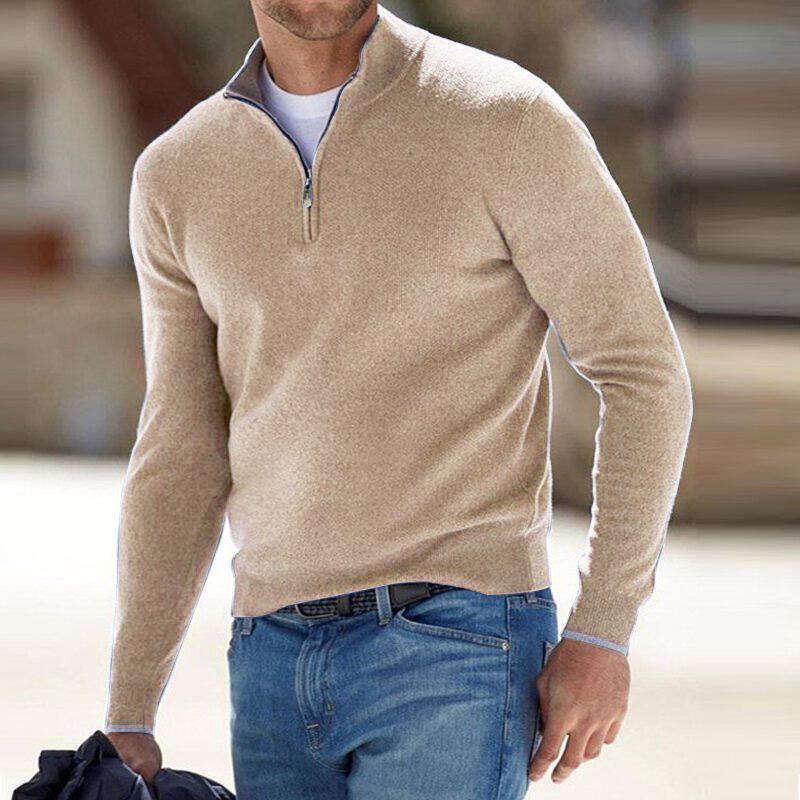 Mats | Stylish Quarter-Zip Sweater For Men